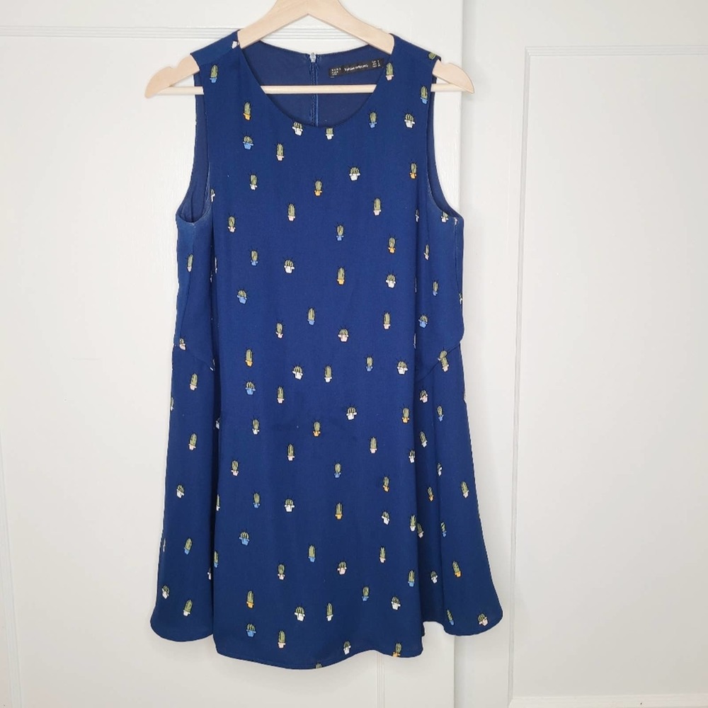 Zara Trafaluc Cactus Succulent Print Romper - Picture 2 of 8